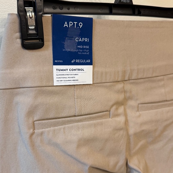 APT 9 Mid-Rise Capris Dress Pants - Picture 3 of 5